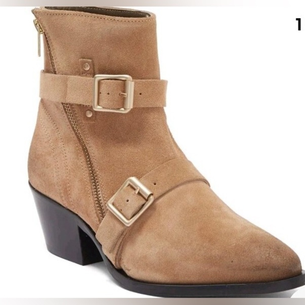 New AllSaints Lior Suede Boot Size 37
